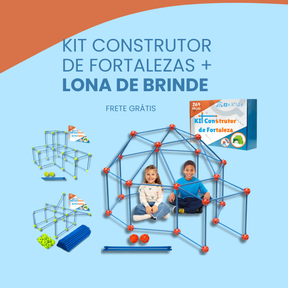 Kit Construtor de Fortalezas + Lona de Brinde ✓