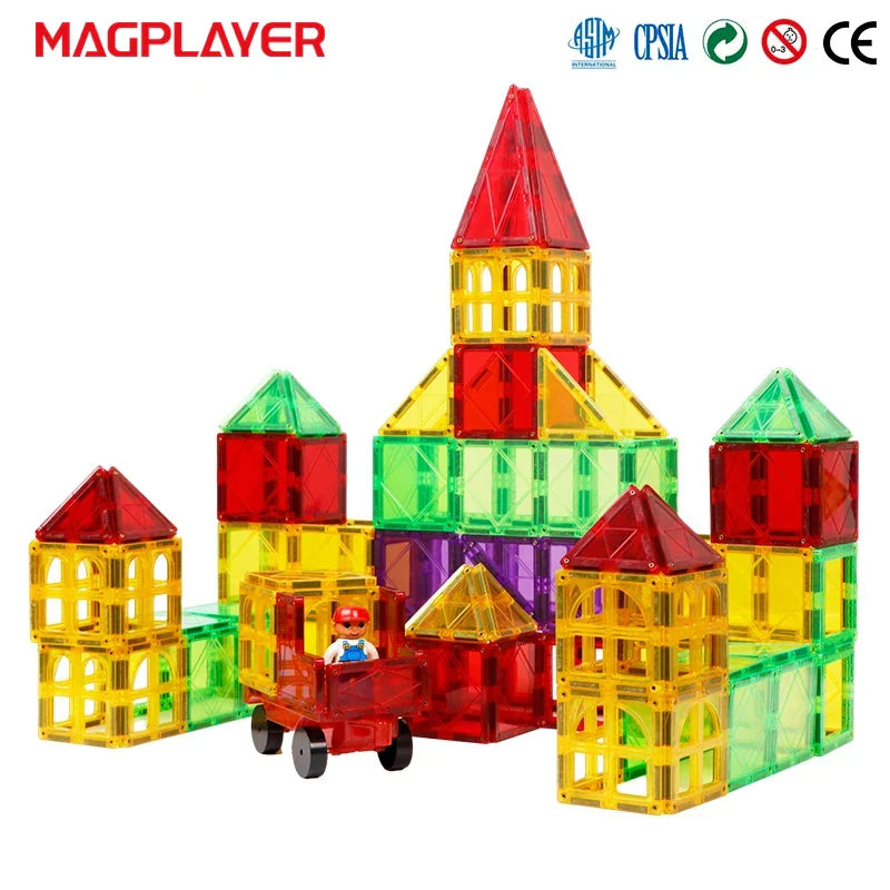 Blocos Mágicos Magnéticos 3D MaxKids